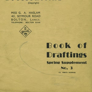 Haslam System of Dresscutting - Spring Supplement - No. 3 (1933) - PDF Download
