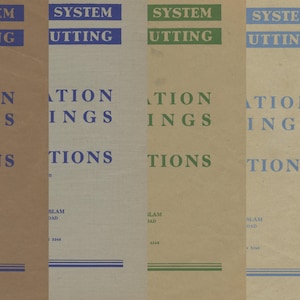 Haslam System of Dresscutting - Bundle Foundation of draftings with insuructions