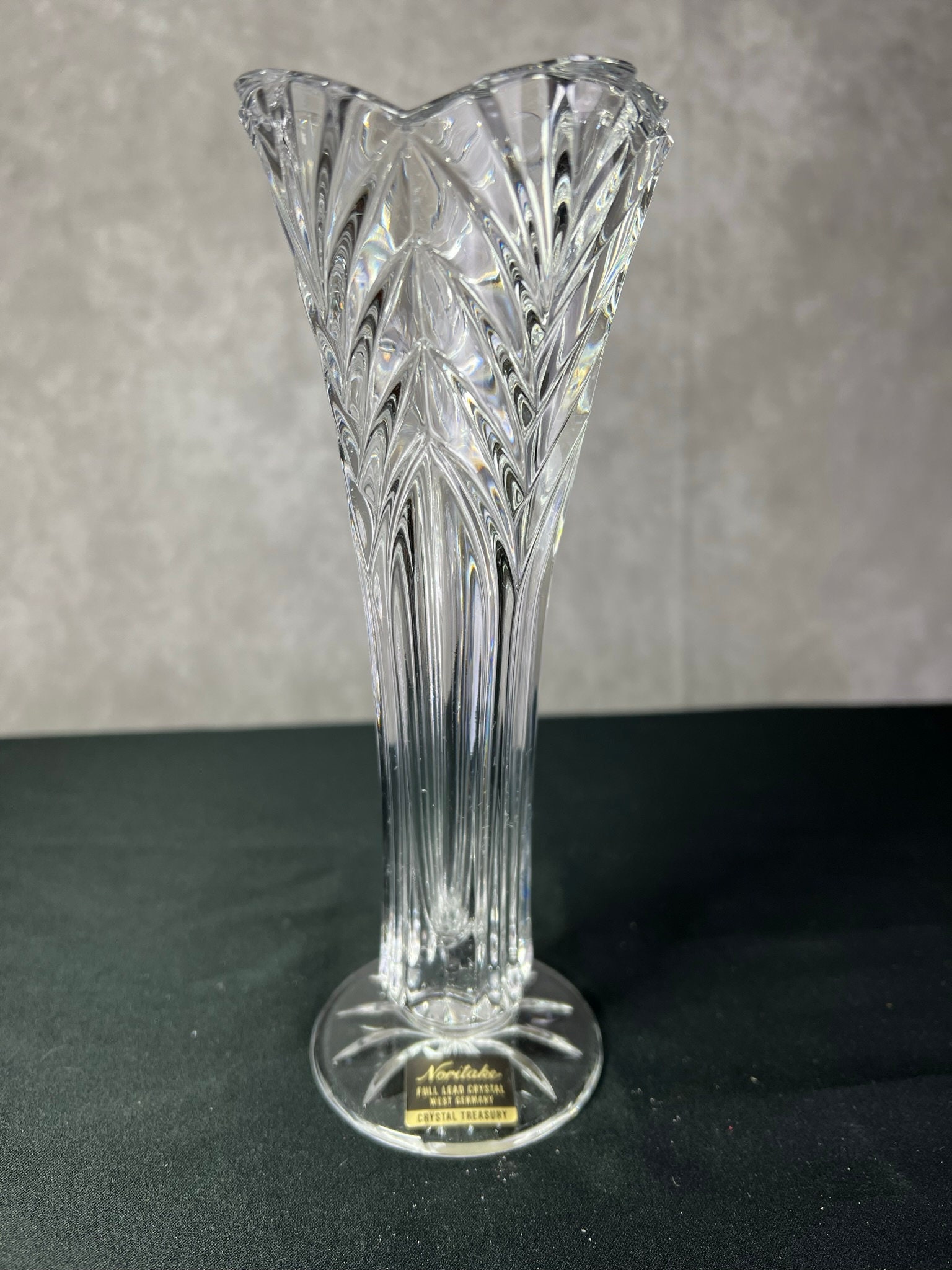 Vintage Noritake Full Cut Lead Crystal West Germany Crystal Etsy