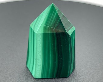 1.31 inch Malachite Crystal Tower Crystal Healing Stone of Transformation