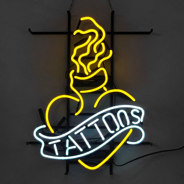 Tattoo Neon Sign Etsy