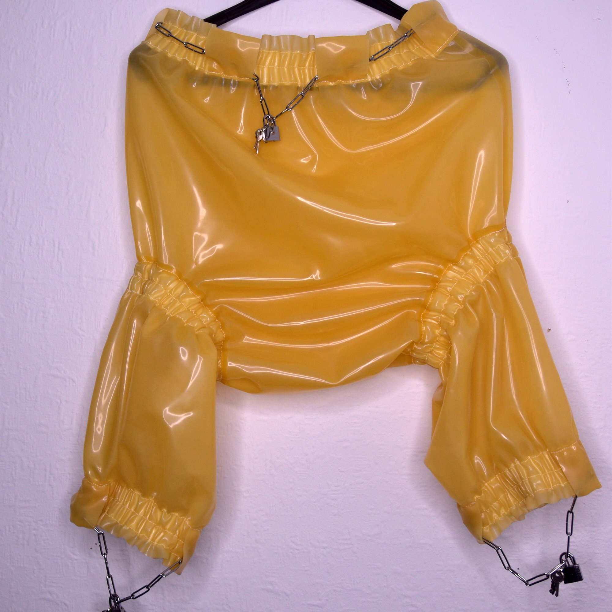 Latex stärke 0,8 mm ABDL BDSM Strafhose zu Verschließen - Etsy.de