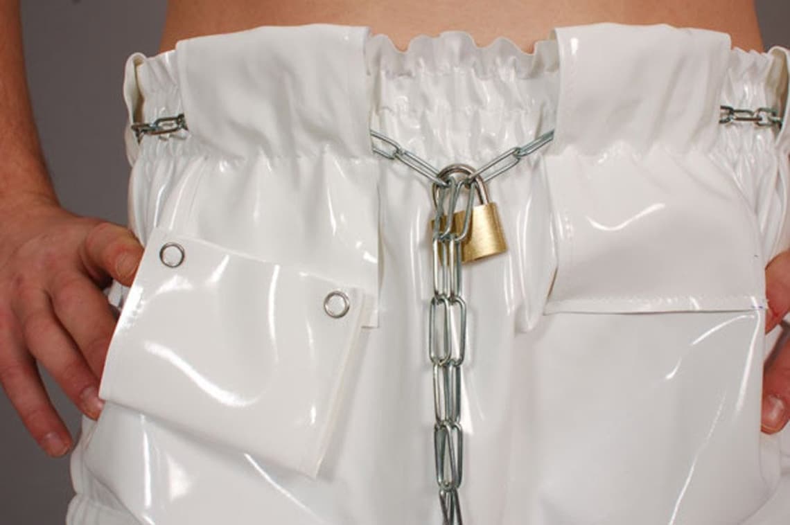 Lockable Penalty Pants Puna Spezial on Rubber Bed Fabric - Etsy