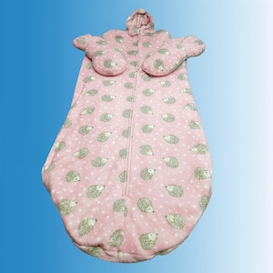 ABDL Wärmezauber-Strampelsack mit Ärmeln & Kapuze – flauschig geborgen