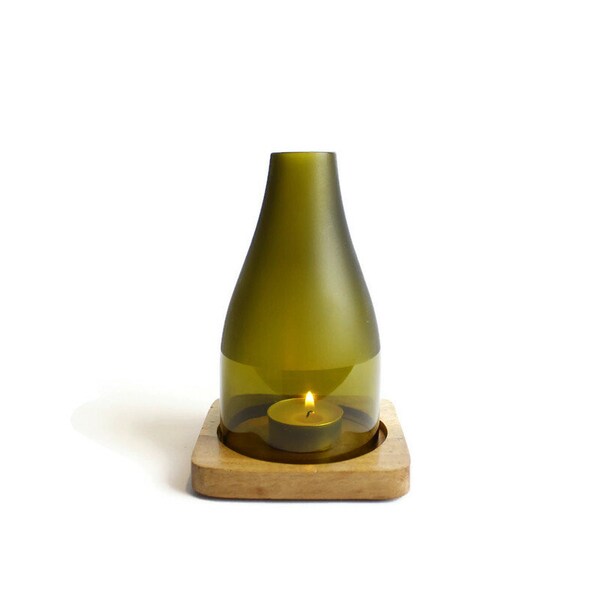 Wine Glass Tea Light Etsy