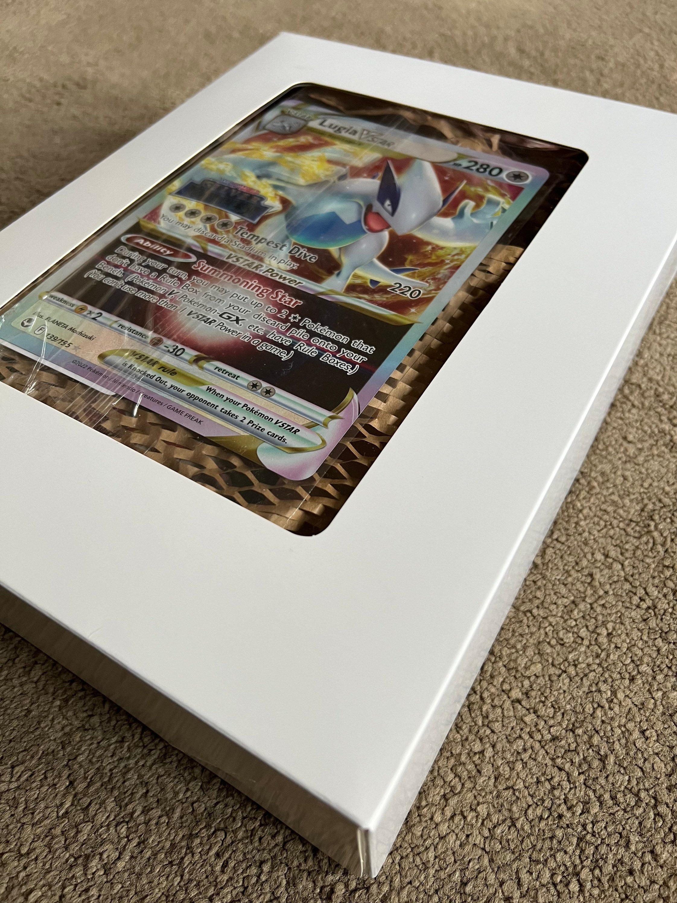 Zamazenta V Plastic Silver UV Printed Pokemon Card -  Singapore