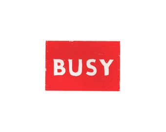 Busy Desk Sign - Etsy