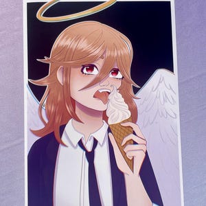 Angel Devil Chainsaw Man A4 Poster | Print | chainsaw man Artwork