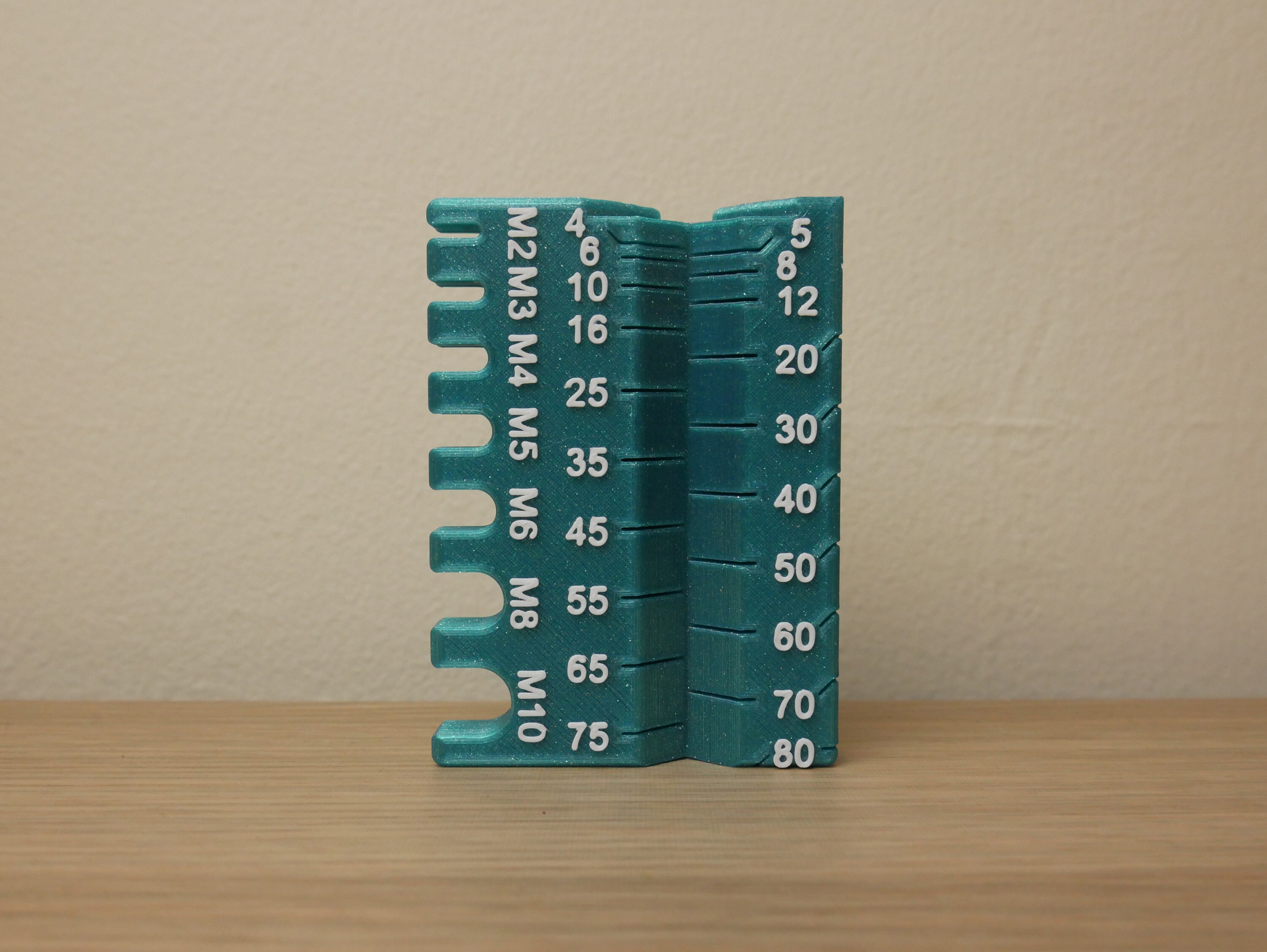 Metric Bolt/nut Measuring Jig 3D Printed Etsy