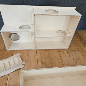 Photo inspiration: Multi Level Hamster Cage Wood Plans Reference: Hamster Multichamber Digbox All In 1