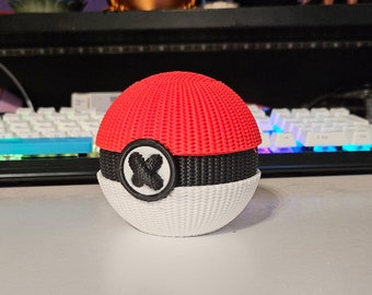 3D-geprint Pokeball-effect van gebreide wol