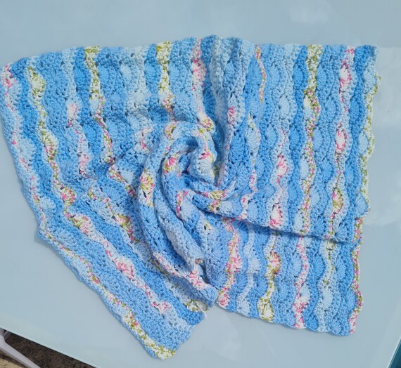 Chunky Crochet Pram/ Moses Basket Blanket Etsy UK