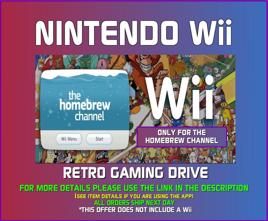 2TB Drives Nintendo Gamecube/wii External HDD for Homebrew Etsy