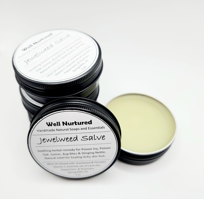 Jewelweed Salve Poison Ivy Poison Oak Remedy Natural Itch Etsy