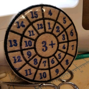 Maths Addition Plus Wheels Embroidery Design 1-20 Circle Charts Montessori School In The Hoop Educational 4x4 Size