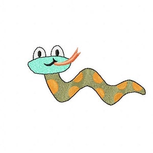 Serpent embroidery designs file formats in pes, dst, jef, xxx, exp, vip, vp3