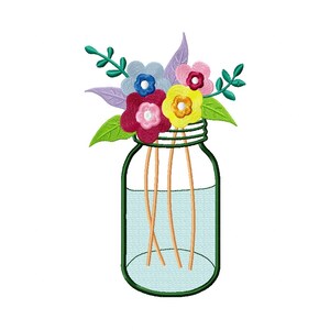 mason jar embroidery designs file formats in pes, dst, jef, xxx, exp, vip, vp3