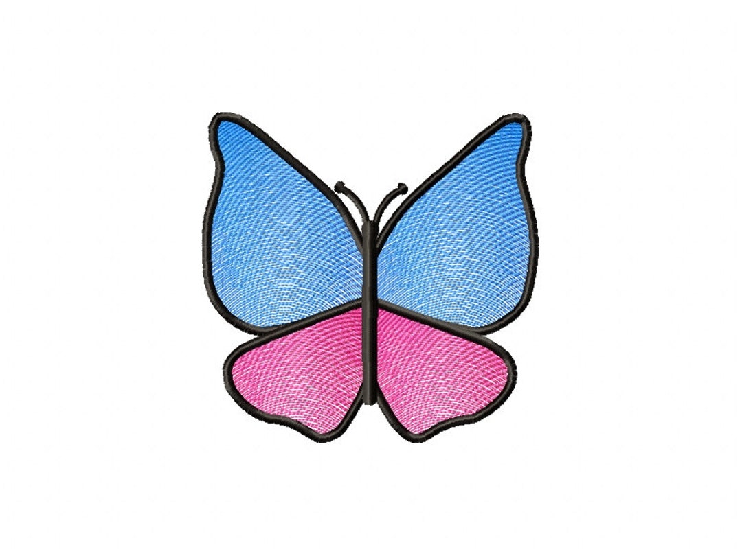 Butterfly Line Machine Embroidery Design Reading Pillow Etsy