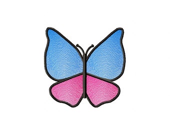 Butterfly Line Machine Embroidery Design, Reading Pillow Embroidery, 3 Sizes, Instant Download