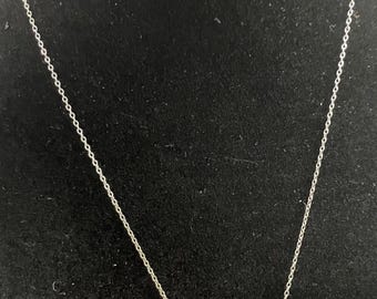 STERLING Silver 925  PENDANT And EARRINGS Set in box, Cubic Zirconia stones