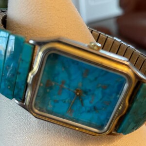 GEMTIME Ladies Blue / TURQUOISE Quartz WATCH image 2