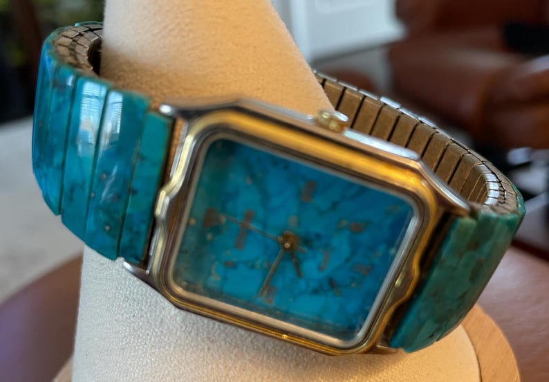 GEMTIME Ladies Blue / TURQUOISE Quartz WATCH image 2