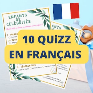 Baby-shower Quiz Games in English - Baby's Arrival Party