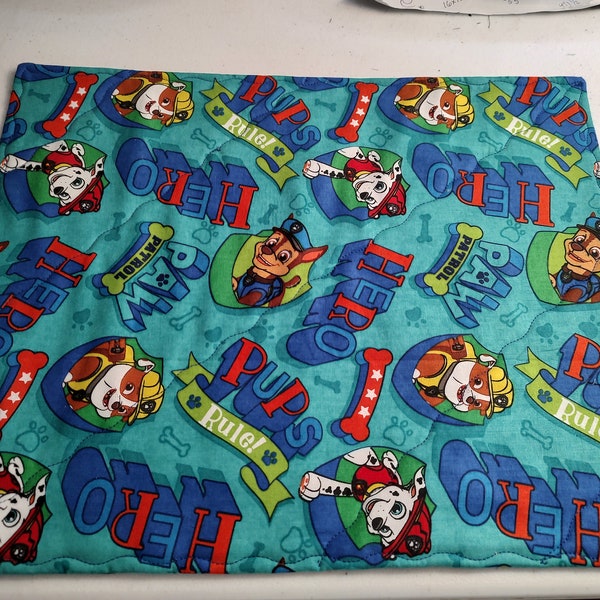 Paw Patrol Placemats - Etsy