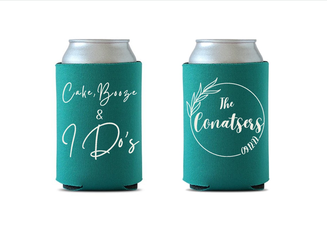 Wedding Koozie Template Downloadable PNG JPEG PDF Etsy