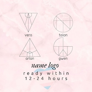 Logotipo de nombre personalizado para tatuaje, descarga de diseño de tatuaje de pareja, descarga digital de logotipo de nombre de monograma, logotipo minimalista, logotipo de letra inicial TikTok