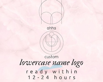 Tatuaje de Logo de Nombre Personalizado en Letras Minúsculas – Minimalista y de Moda!