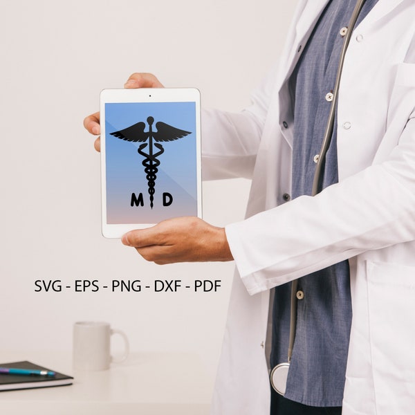 Digital Prints, Medical Symbol SVG, Instant Digital Download, Caduceus PNG, Nurse Emblem, Doctor Printable Logo, Paramedic Clipart, Coworker