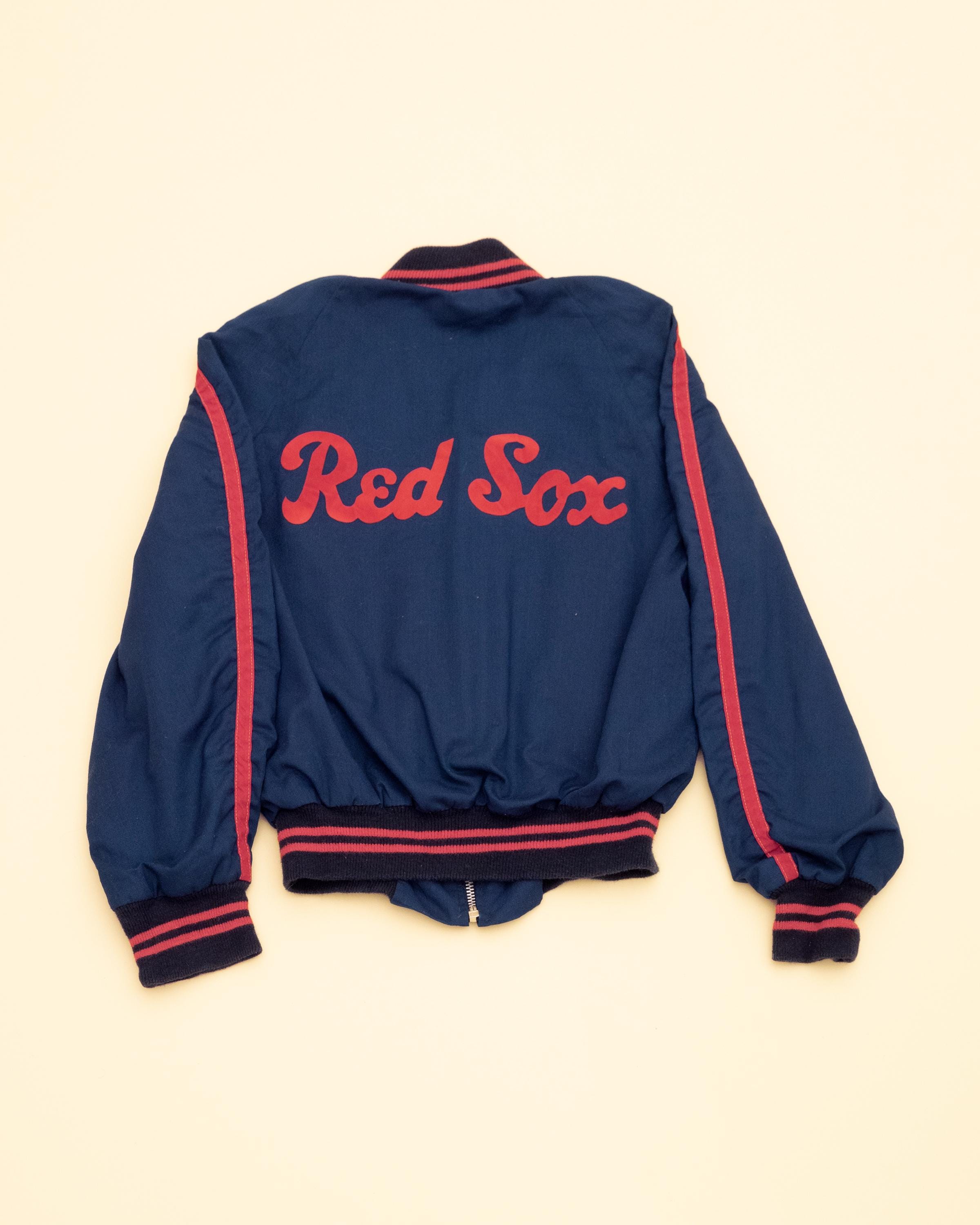Rare Vintage Boston Red Sox Bomber Jacket Youth Kids 10-12