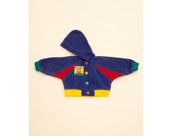 Veste mi-saison en velours vintage pour enfants, 12-18 mois, États-Unis