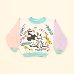 Bluza Vintage Minnie Mouse dla dzieci rozmiar 6-9 M Disney