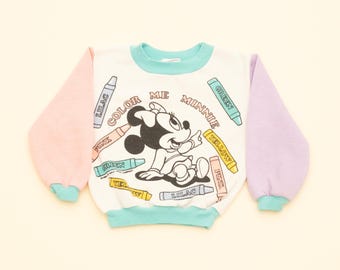 Vintage Minnie Mouse Sweatshirt Baby Kids size 6-9M Disney