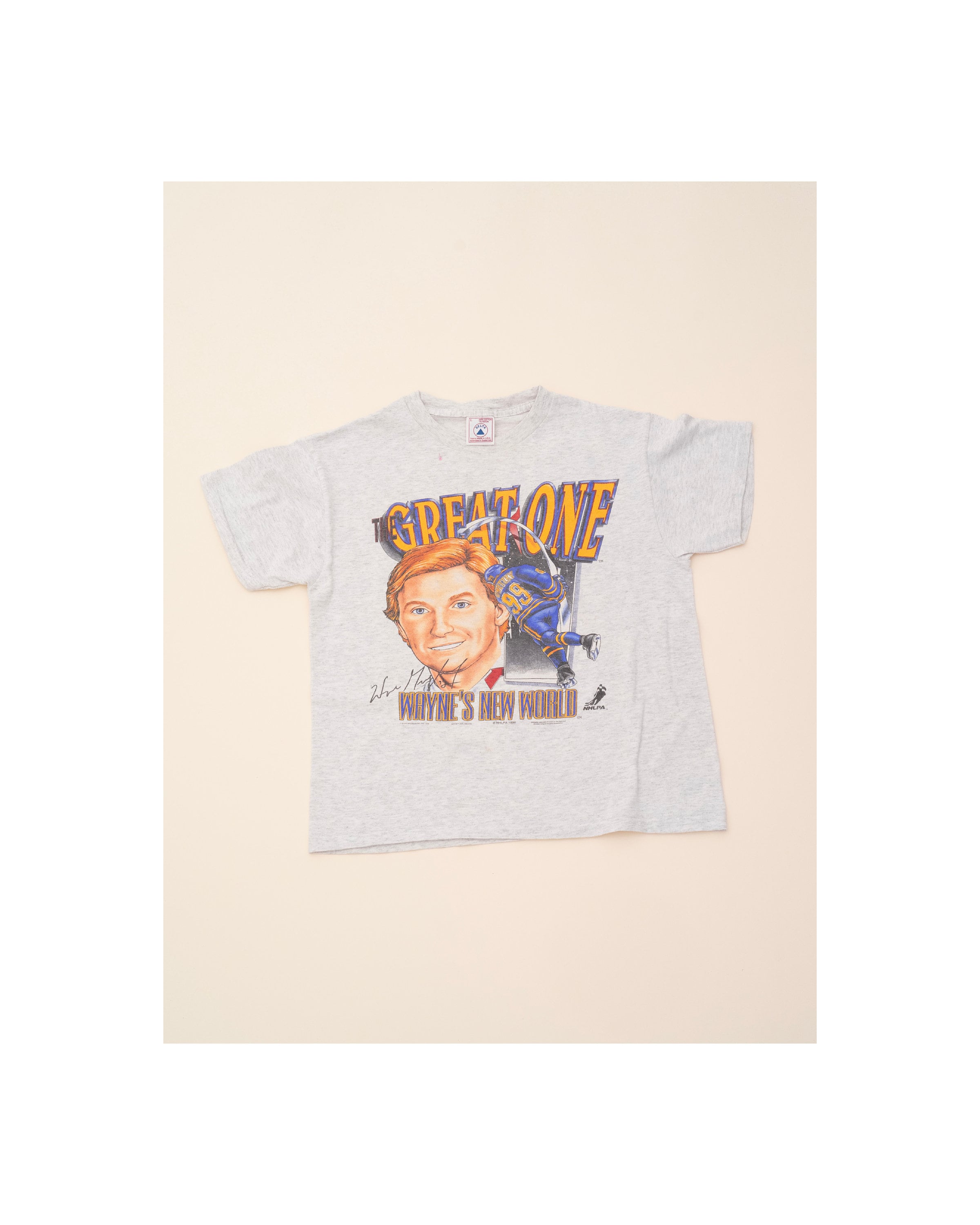 1999 Wayne Gretzky Edmonton Oilers Retirement Pro Player NHL T Shirt Size  XL – Rare VNTG