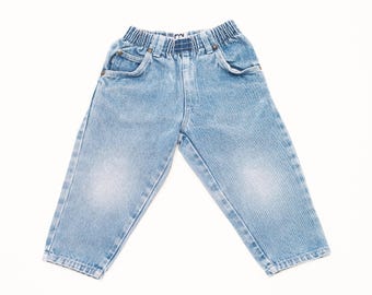 Vintage 90s high waisted denim jeans, Kids 3T