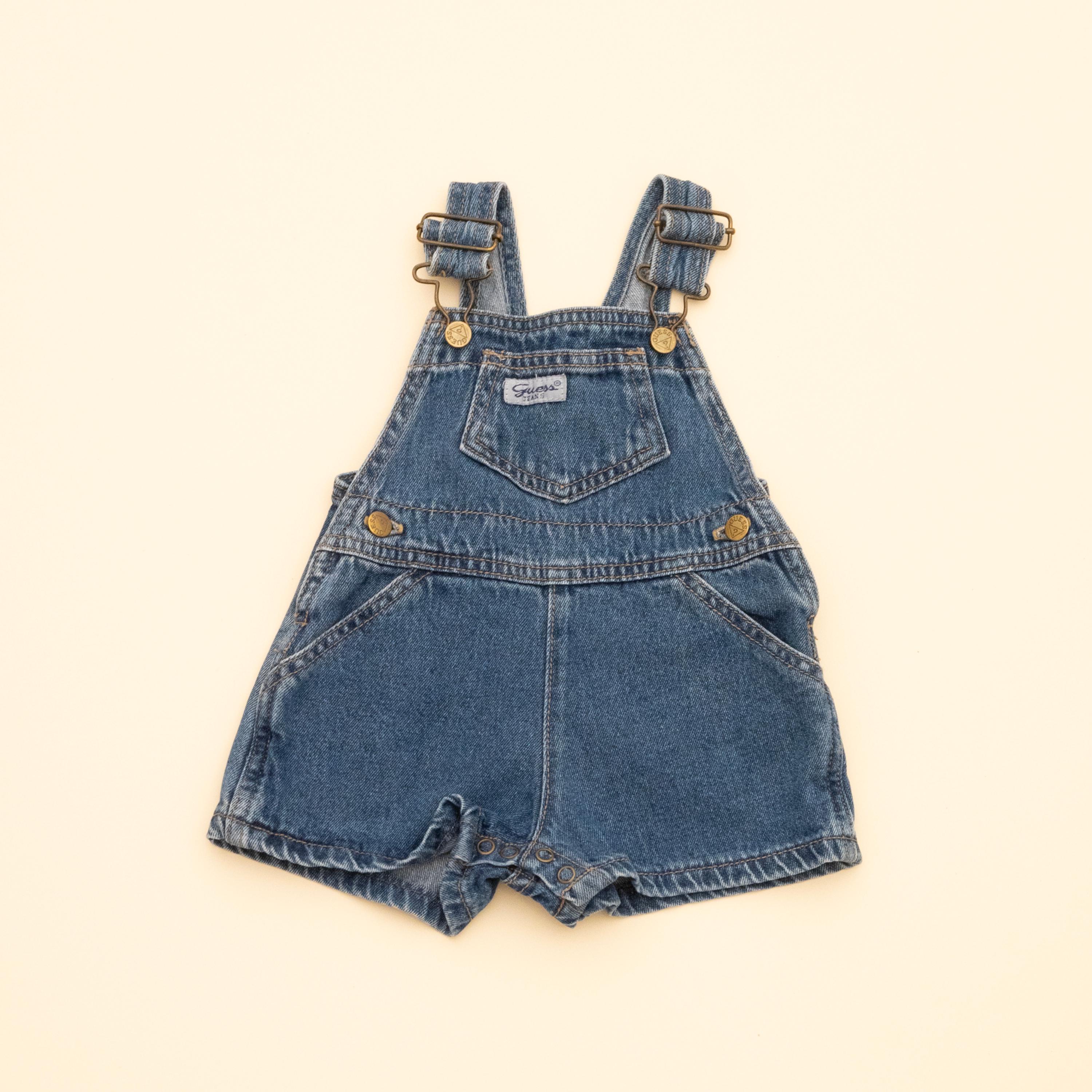 GUESS アメリカ古着　キッズオーバーオール Vintage GUESS Blue Jeans Bib Overalls Denim Kids Boys Girls