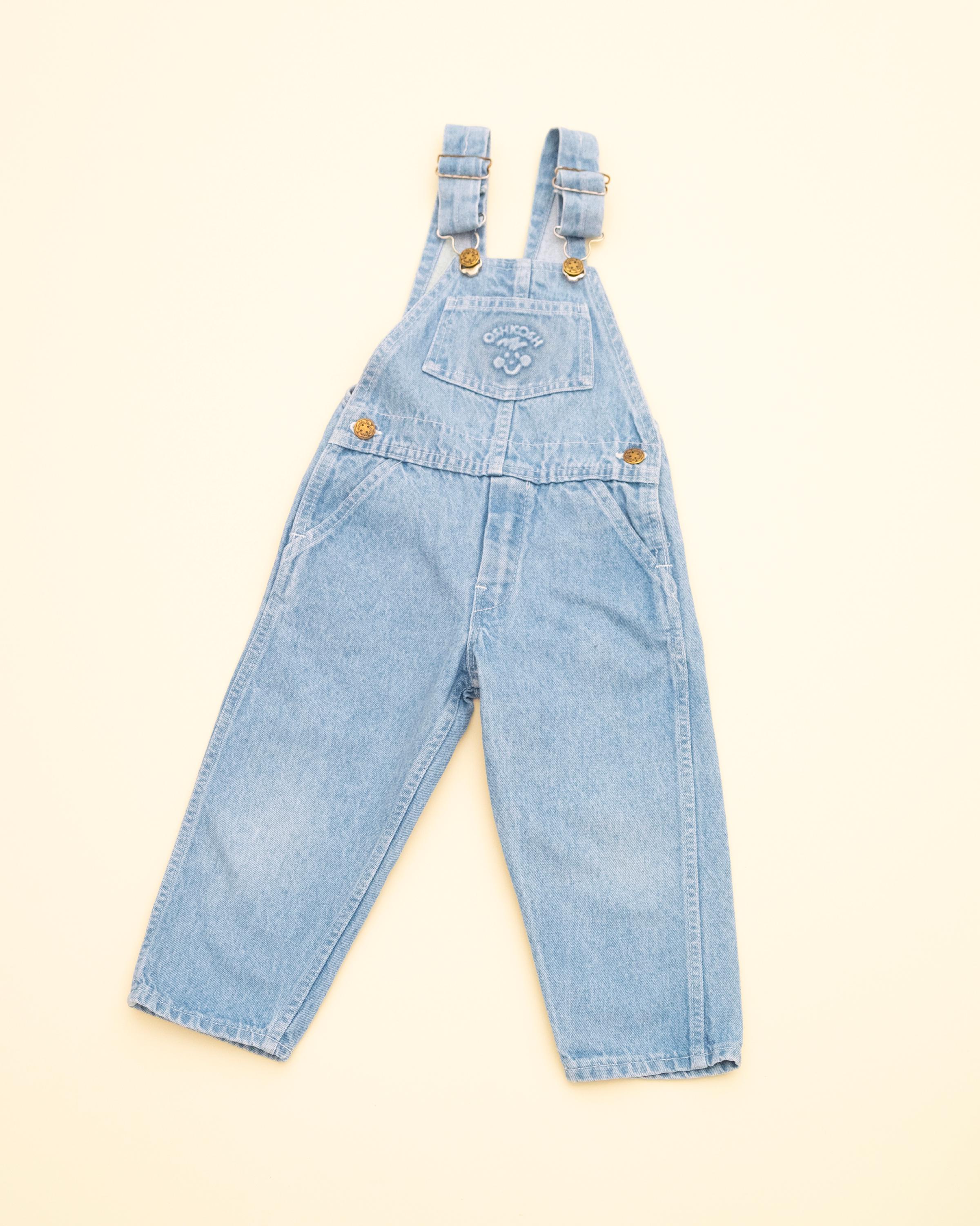 ヴィンテージ OshKosh B'Gosh デニム オーバーオール キッズ 3T