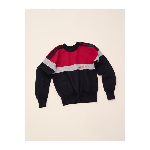 Vintage Adidas 3 Streifen Pullover Jugend M selten