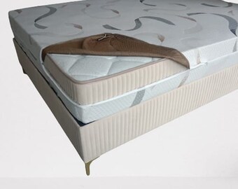 Zippered Bed Cover, Bed Pads, Mattress Pad Bed, Double bed for bedroom,Bedroom