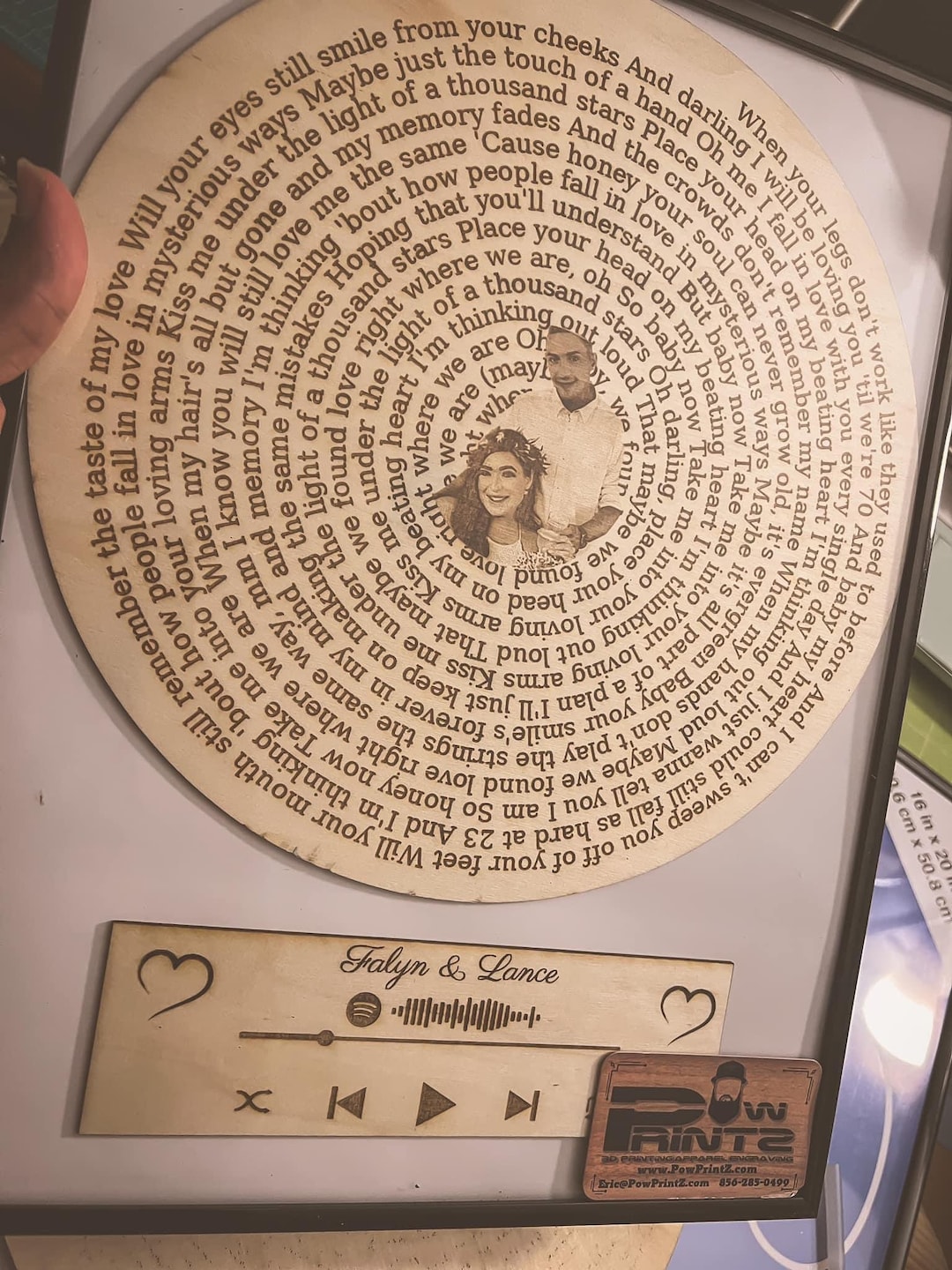 Personalized Gifts for Vinyl Record Lovers Photo Engraved Etsy