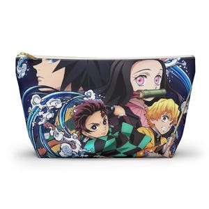 Demon Slayer Anime Coin Purse Wallet, Tanjiro Kamado Cosplay Zip Pouch