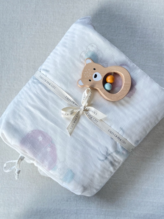 Baby Blanket Cotton Blanket Warm Baby Blanket Hand Block - Etsy