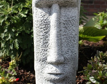 Easter Island Moai Head Statue Massive  Moai Figure Easter Island Figure Concrete  Garden Decoration