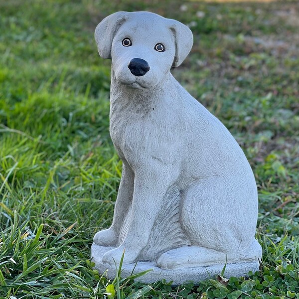 Labrador Lawn Statue Etsy