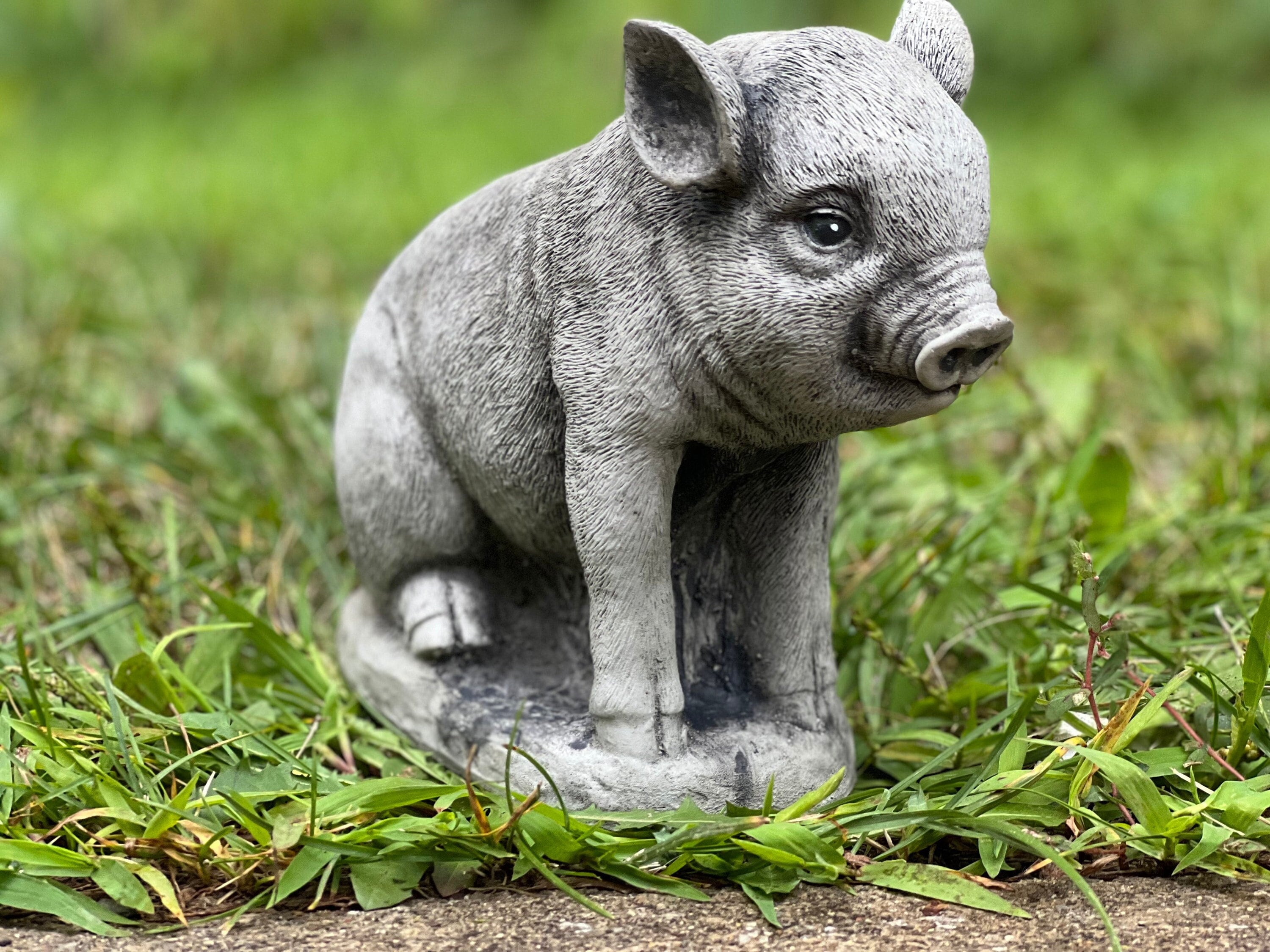 Outdoor Pig Statue - Etsy