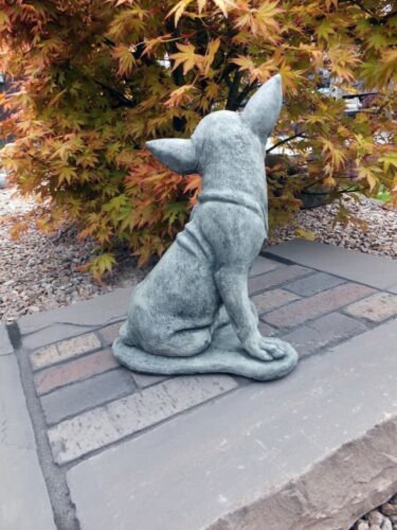 Realistic Chihuahua Statue Outdoor Garden Chihuahua on Etsy