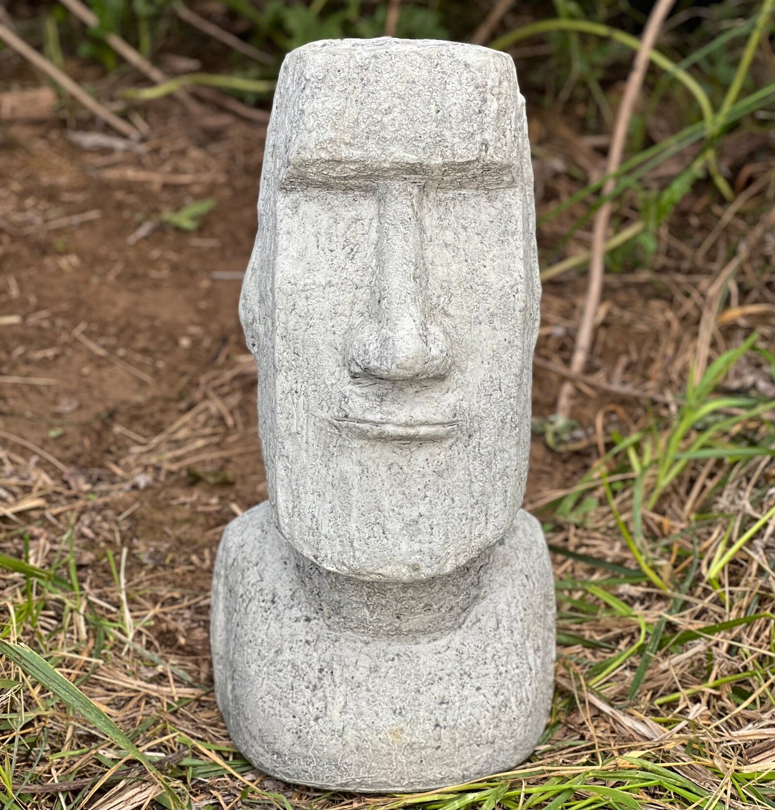 Large Moai Statue Easter Island Head Sculpture Moai Bust Etsy